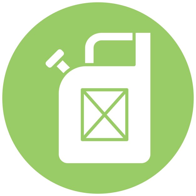 Wektorowy projekt Jerrycan Icon Style