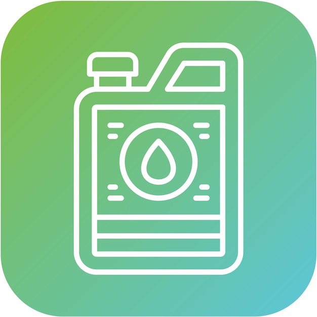 Wektorowy projekt Jerrycan Icon Style