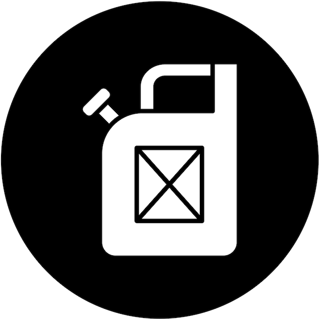 Wektorowy projekt Jerrycan Icon Style