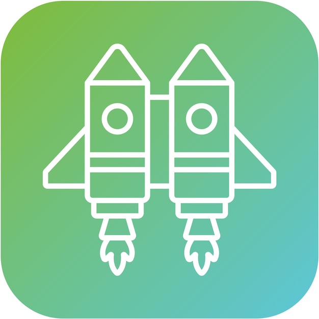 Wektorowy projekt Jetpack Icon Style