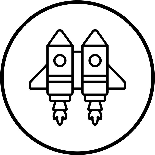 Wektorowy projekt Jetpack Icon Style