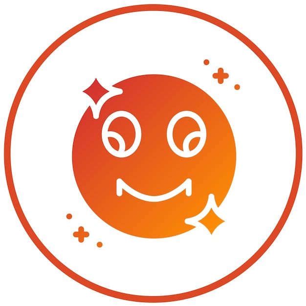 Wektorowy projekt Joy Icon Style
