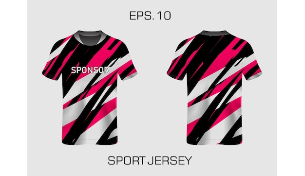 Wektorowy projekt koszulki sportowej