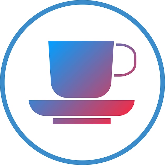 Wektorowy projekt kubków do kawy Icon Style