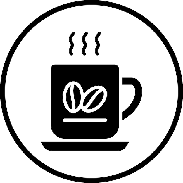 Wektorowy projekt kubków do kawy Icon Style