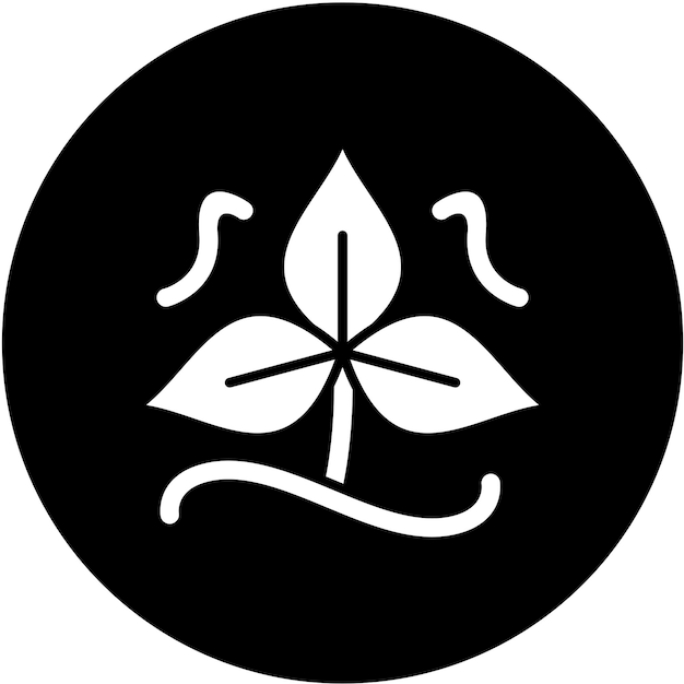 Wektorowy projekt kwiatowy Designa Icon Style