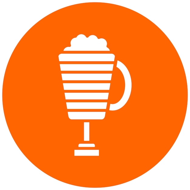 Wektorowy projekt Latte Macchiato Icon Style
