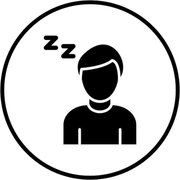 Wektorowy projekt Lazy Icon Style