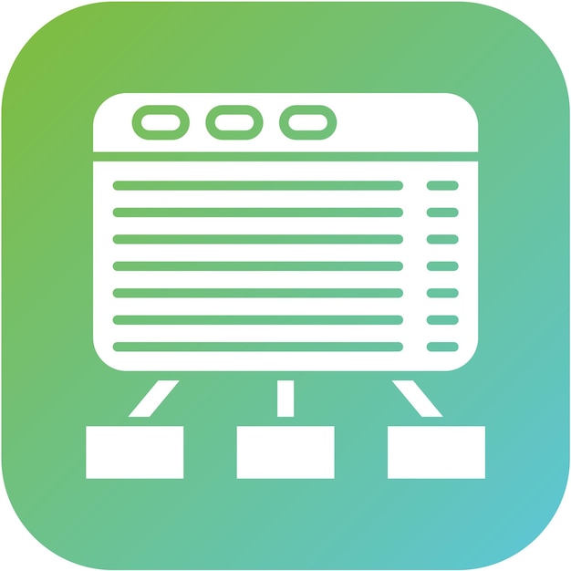 Wektorowy projekt Lean Icon Style