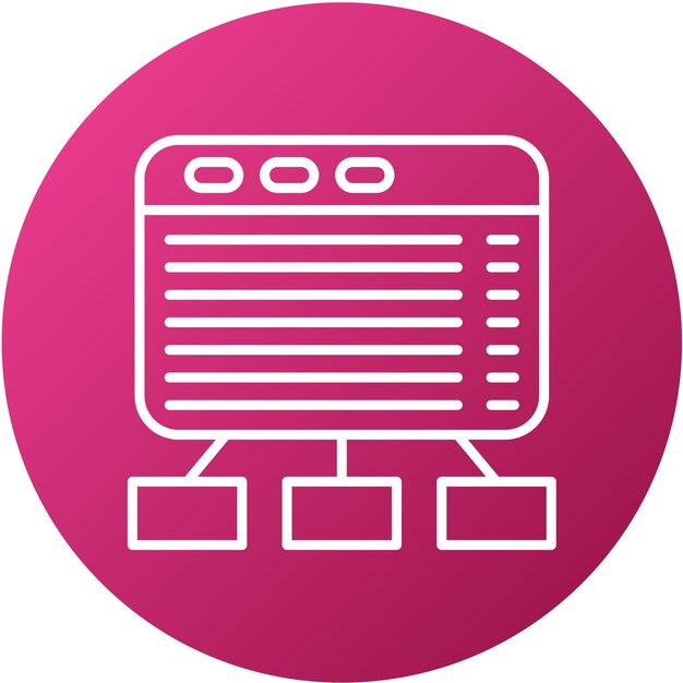 Wektorowy projekt Lean Icon Style