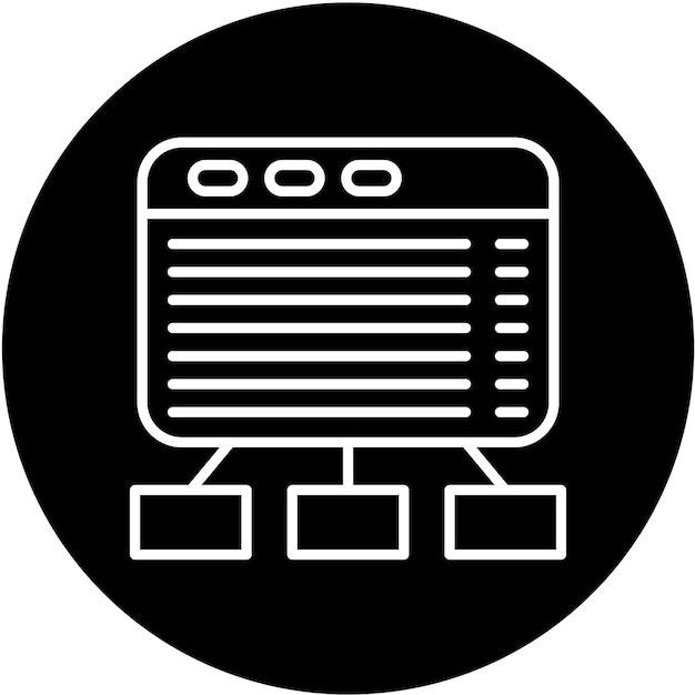Wektorowy projekt Lean Icon Style