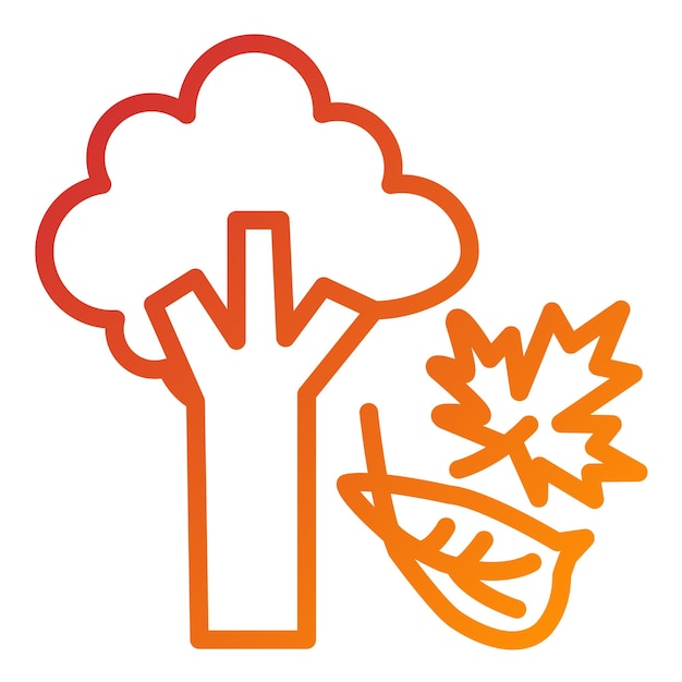 Wektorowy projekt Lush Icon Style