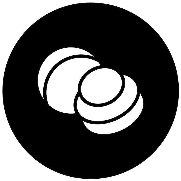 Wektorowy projekt Macadamia Icon Style