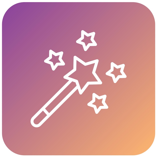 Wektorowy projekt Magic Icon Style
