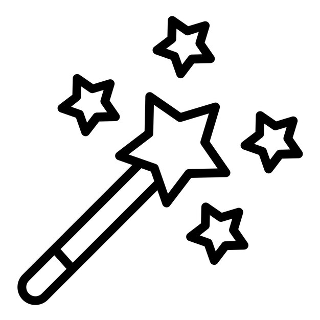 Wektorowy projekt Magic Icon Style