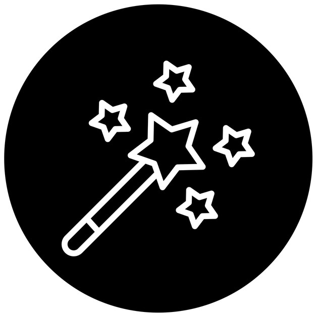 Wektorowy projekt Magic Icon Style