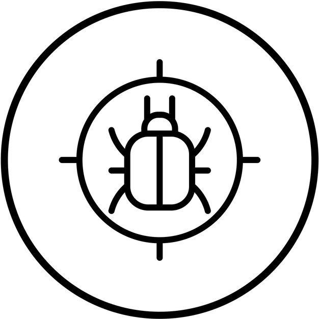 Wektorowy projekt MalwareBlock Icon Style