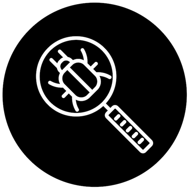 Wektorowy projekt MalwareScan Icon Style