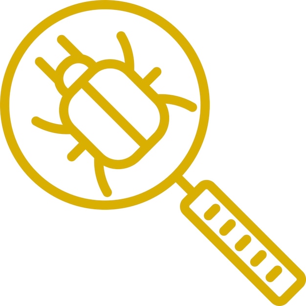 Wektorowy projekt MalwareScan Icon Style