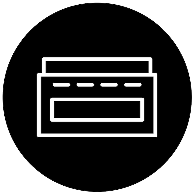 Wektorowy projekt Media Maestro Icon Style
