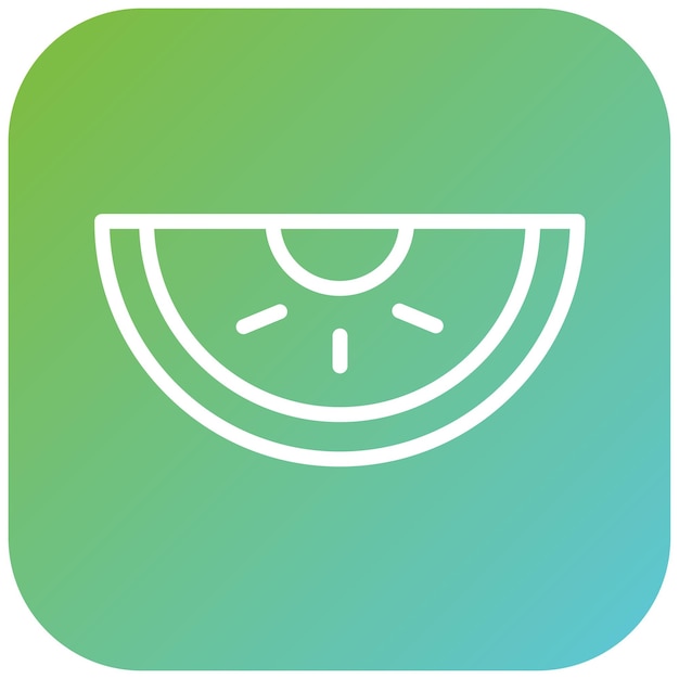 Wektorowy projekt Melon Mingle Icon Style