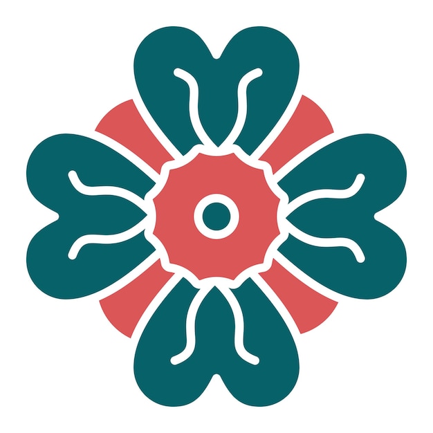 Wektorowy projekt Mint Marigold Icon Style