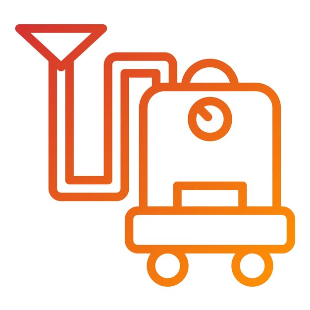 Wektorowy projekt mokrej próżni Icon Style