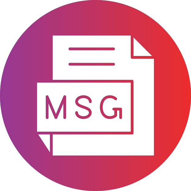 Wektorowy projekt MSG Icon Style
