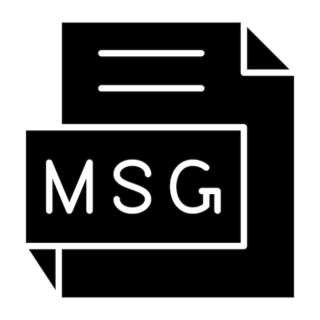 Wektorowy projekt MSG Icon Style
