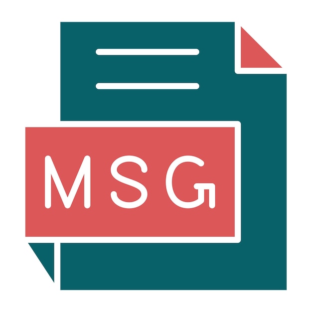 Wektorowy projekt MSG Icon Style