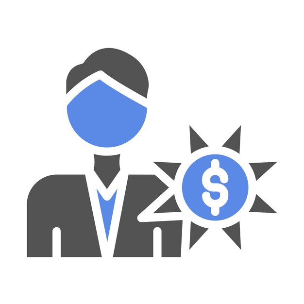 Wektorowy projekt nagradzający pracowników Icon Style