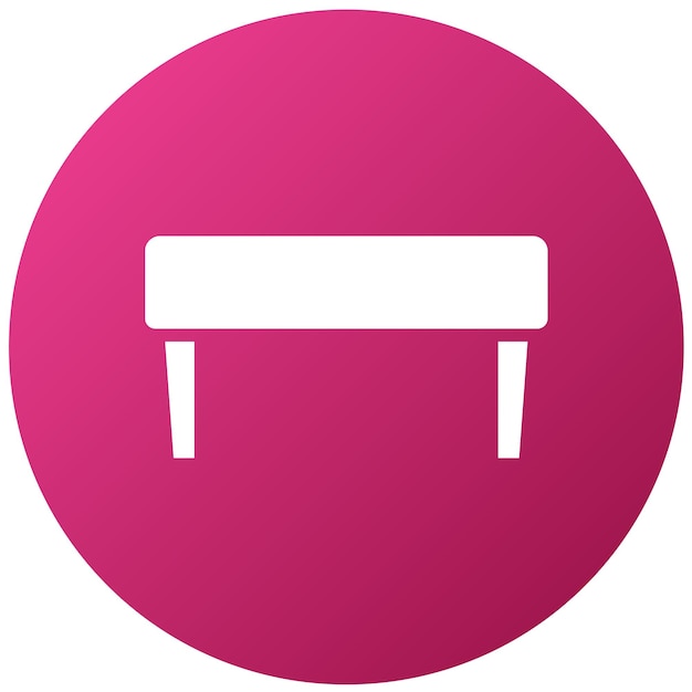 Wektorowy projekt Ottoman Bench Icon Style