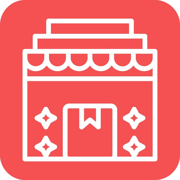 Wektorowy projekt Out of Stock Icon Style