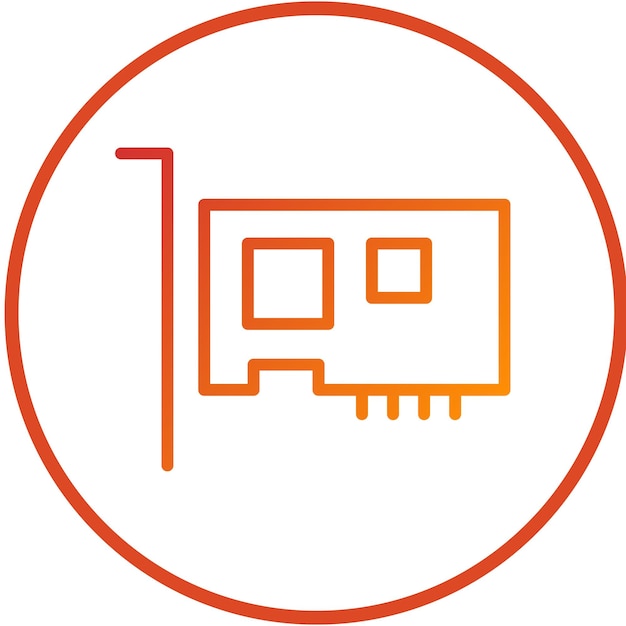 Wektorowy projekt PCI Express Icon Style