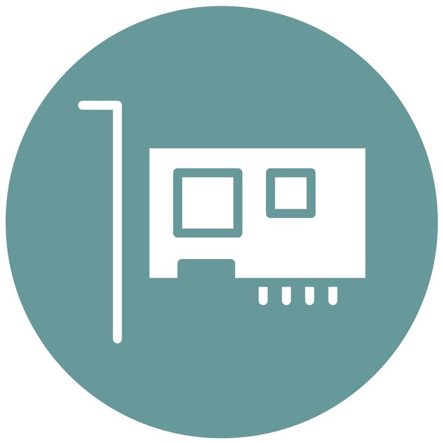 Wektorowy projekt PCI Express Icon Style