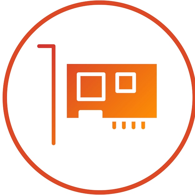 Wektorowy projekt PCI Express Icon Style