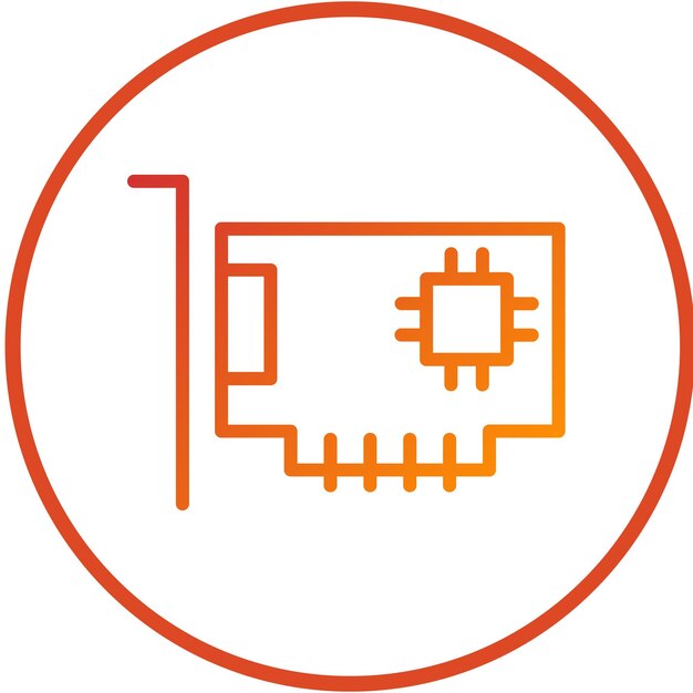 Wektorowy projekt PCIe Power Icon Style