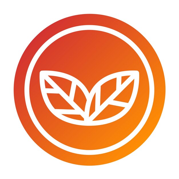Wektorowy projekt PlantPowered Plate Icon Style