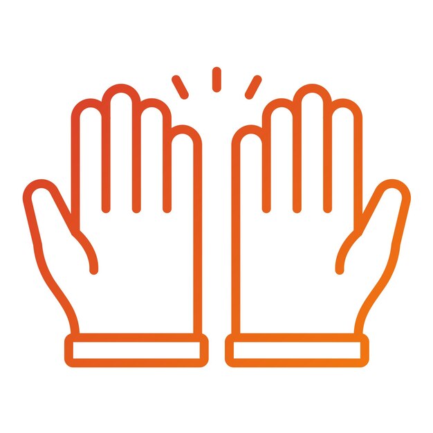 Wektorowy projekt Pray Icon Style