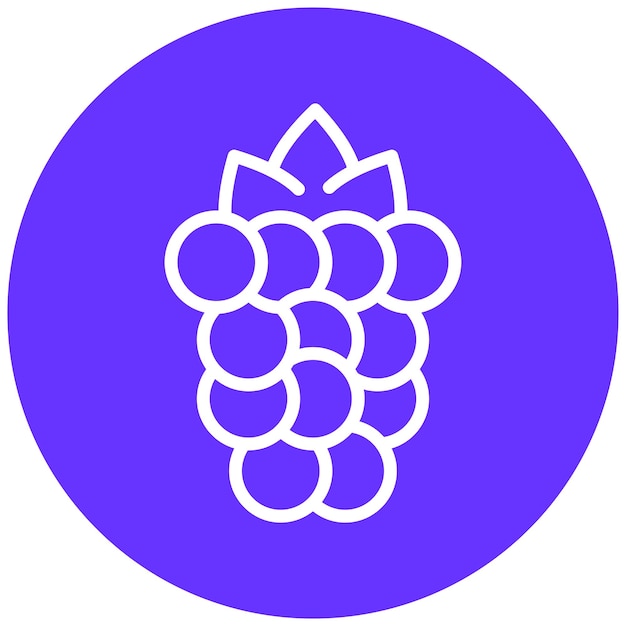 Wektorowy projekt Raspberries Icon Style