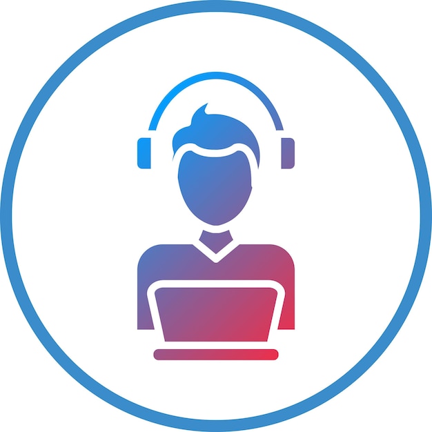 Wektorowy projekt Relax Work Icon Style