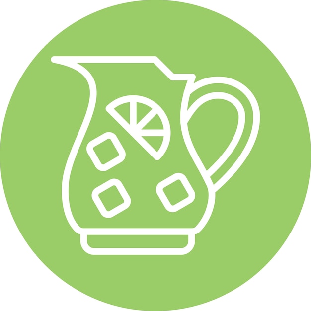 Wektorowy projekt Sangria Icon Style
