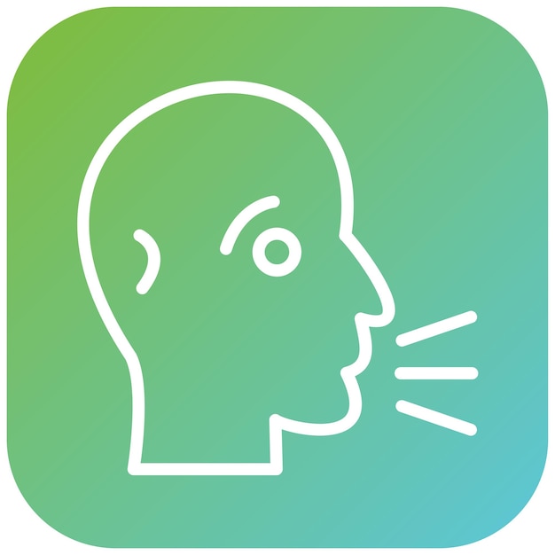 Wektorowy projekt Scream Icon Style