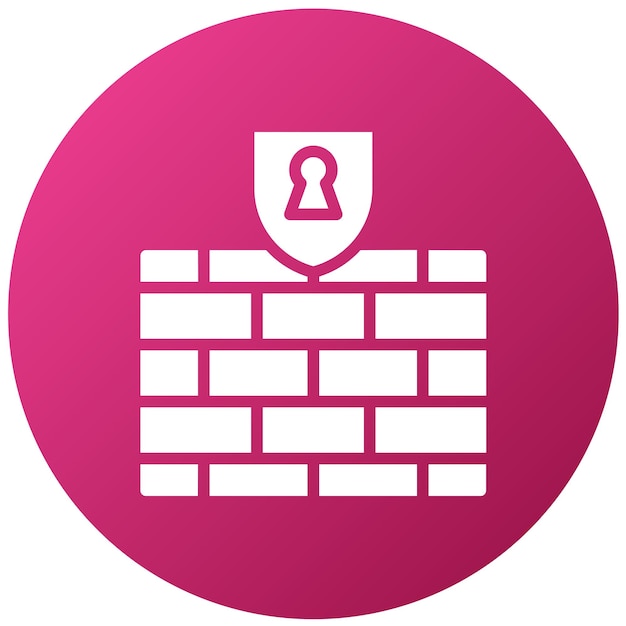 Wektorowy projekt SecureWall Icon Style
