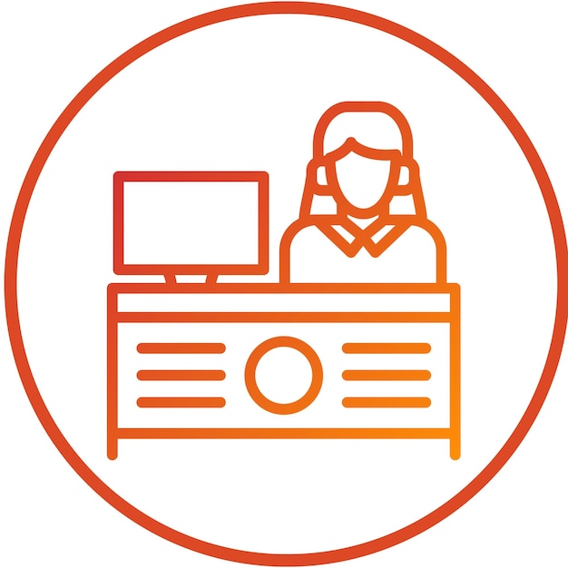 Wektorowy projekt ServiceDesk Icon Style