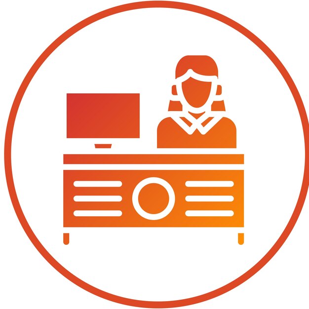 Wektorowy projekt ServiceDesk Icon Style