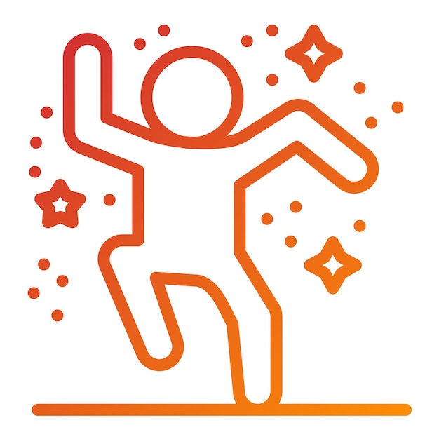 Wektorowy projekt Shimmering Shindig Icon Style