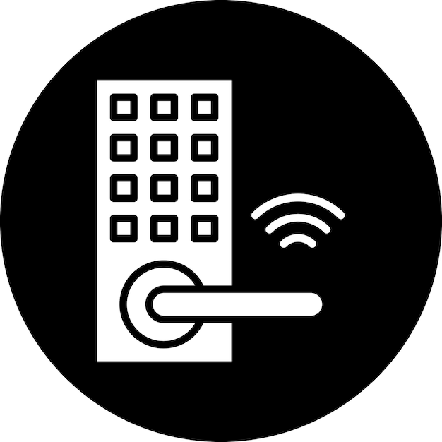 Wektorowy projekt Smart Lock Icon Style