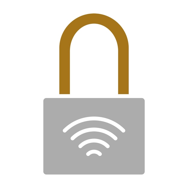 Wektorowy projekt Smart Lock Icon Style