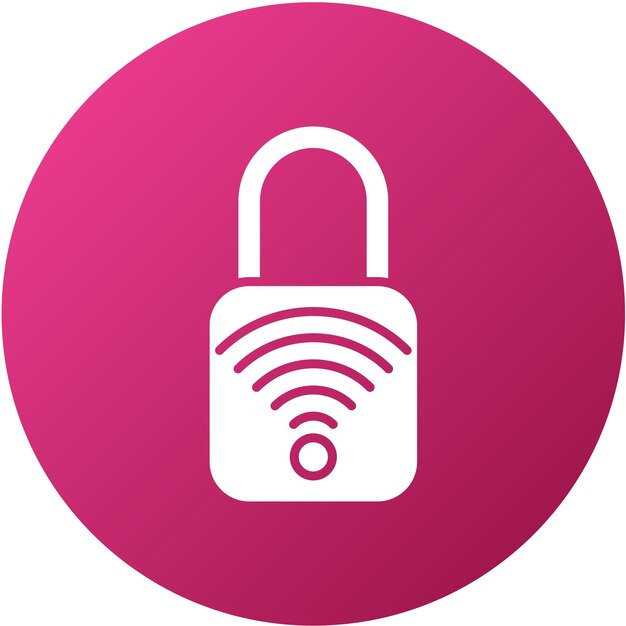 Wektorowy projekt Smart Lock Icon Style